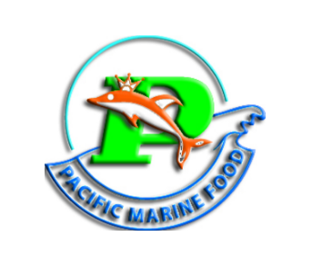 Pacific Marine Food logo with a dolphin and the text "PACIFIC MARINE FOOD