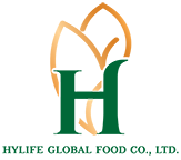 Hylife Global Food Co., Ltd. logo with orange tulip design