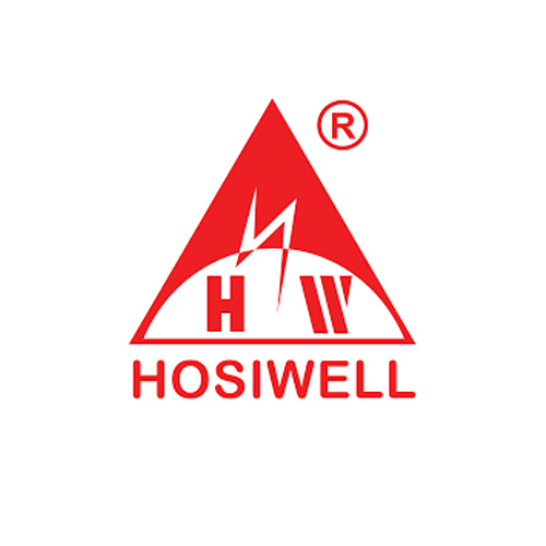 HOSIWELL logo: red triangle with lightning bolt, "HW", and "HOSIWELL" text