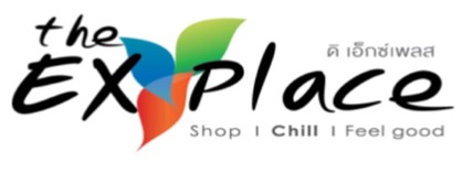 The EX Place logo with Thai text and tagline "Shop | Chill | Feel good